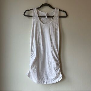Athleta Speedlight Seamless Tank Top White Women’s Small Racerback Activewear